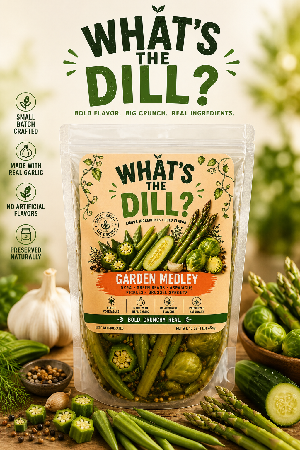 What's the Dill Garden Medley pickles product